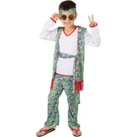 TecTake dressforfun - Costume garçon Hippie Boy 152 (11-12y) - déguisement halloween déguisement carnaval déguisement carnaval déguisement carnaval déguisement carnaval - 300915
