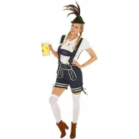 Dressforfun Costume femme set traditionnel Zillertal XL - - halloween - carnaval - bleu