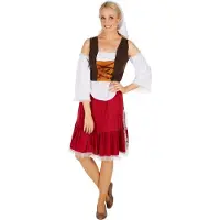 Dressforfun Costume Femme Fille Médiévale XXL - déguisement costume halloween tenue de soirée carnaval costume carnaval tenue de soirée - 301194