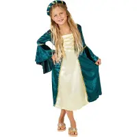 Dressforfun Déguisement fille princesse du château 152 (11-12ans) - - halloween - carnaval - bleu