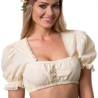 Dressforfun Dirndl blouse Anni M - déguisement costume halloween déguisement carnaval déguisement carnaval déguisement carnaval - 303046