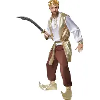 Dressforfun Magnifique sultan L - Tectake -déguisement carnaval - marron, doré