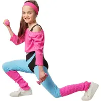 TecTake dressforfun - Fitness starlet 128 (7-8y) - déguisement halloween déguisement fête déguisement carnaval déguisement fête déguisement carnaval - 302732