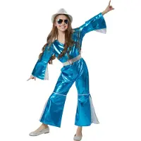 Dressforfun Radiant Disco Starlet 152 (11-12 ans) - déguisement de fête d'halloween déguisement de carnaval déguisement de fête de carnaval - 302367