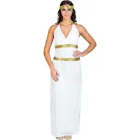 Dressforfun Costume femme déesse Athéna XL - - déguisement déguisement halloween - carnaval - blanc
