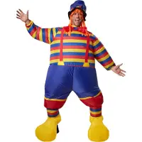 TecTake dressforfun - Costume gonflable clown - costume de fête d'halloween costume de fête de carnaval costume de fête - 302360