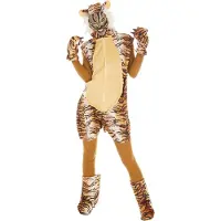 Dressforfun Costume tigre XL - déguisement halloween costume de fête carnaval costume de fête - 300865
