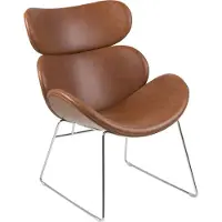 Meubelen-Online Fauteuil Cazari - marron/gris