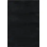vidaXL Tapis lavable à poils courts doux et moelleux antidérapant noir
