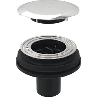 Geberit Vidage pour receveur de douche - 11,5x16,3x9 cm - couvercle pour plancher intermédiaire - chrome 150.592.21.1
