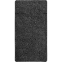 vidaXL Tapis shaggy antidérapant Gris 80x150 cm
