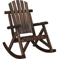 vidaXL Chaise à bascule de jardin 69x96x101 cm bois massif épicéa