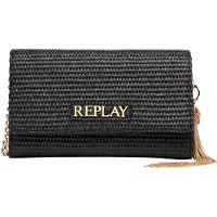 Replay sac à épaule bandoulière sac de soirée Crossbody Bag Black noir
