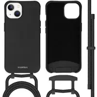 IMoshion Coque de couleur avec cordon amovible Apple iPhone 13 - Noir