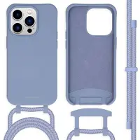 IMoshion Coque de couleur avec cordon amovible Apple iPhone 14 Pro - Ash Blue
