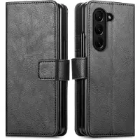 IMoshion Étui de télephone portefeuille de luxe Samsung Galaxy Z Fold 5 - Noir