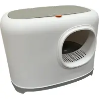 Petlux Clean Bac à Litière - Gris - L - 58 x 38 x 38 cm