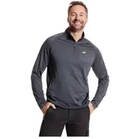 FASTWAY Uni 203 Maillot Zippé 2nd Layer Gris XS unisex