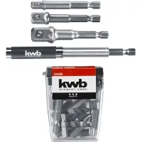 Kwb Jeu d'embouts 23 pces + adaptateur de douille (Cruciformes divers)