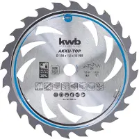 Kwb Lame de scie circulaire en carbure LAME DE SCIE CIRCULAIRE A COUPE FINE, HARDLOCKED