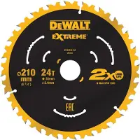 DeWalt Lame de scie Extreme; 210x2 4x30 mm; Z24