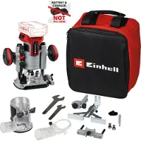 Einhell TP-RO 18 Set Li BL Noir, Rouge, Argent 30000 tr/min