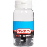 Elvedes 5 Mm Brake Cable Terminal 25 Units Argenté