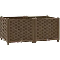 vidaXL Lit surélevé 80x40x38 cm Polypropylène