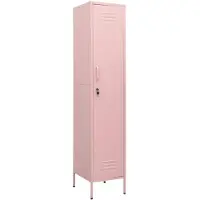 vidaXL Armoire à casiers Rose 35x46x180 cm Acier