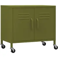 vidaXL Armoire de rangement Vert olive 60x35x56 cm Acier