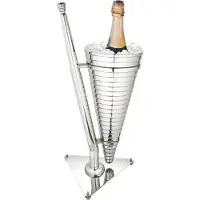 HorecaTraders Refroidisseur à vin | acier inoxydable | 2,8 kg | Ø27 x 55 cm