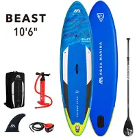 Aqua Marina BEAST 2022 Planche Stand Up Paddle gonflable Surfovací prkno BT-21BEP 320cm x 81cm x 15cm