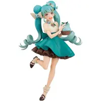 Furyu Statue en PVC Hatsune Miku de la série SweetSweets, chocolat menthe Hatsune Miku, 17 cm