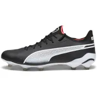 Puma Chaussure de foot 'King Ultimate' noir / blanc