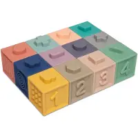 Canpol Babies Small Toys dés de jeu sensoriels et mous 6m+ 12 pcs