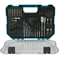 Makita E-15126 Drill Bits And Tips Set 75 Units Bleu