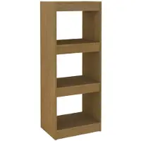 vidaXL Bibliothèque/Séparateur de pièce Marron miel 40x30x103,5 cm Pin