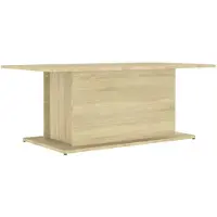 vidaXL Table basse chêne Sonoma 102x55,5x40 cm Bois composite