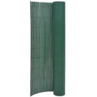 vidaXL Clôture de jardin double face 110x400 cm Vert