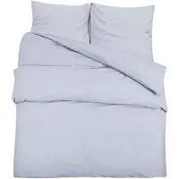 vidaXL Ensemble de literie Gris 200x220 cm coton