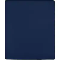 vidaXL Draps-housses Jersey 2 pcs Bleu marine 160x200 cm Coton