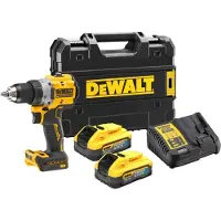 DeWalt DCD800H2T-QW Kit Perceuse-visseuse À Percussion 18 V Li-ion XR (2 Batteries De 5,0 Ah) Dans Un Coffret TSTAK - Sans Balais