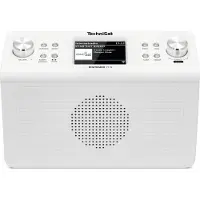 Technisat DigitRadio 21 IR (DAB+ DAB, Bluetooth, WiFi), Radio, Blanc
