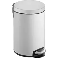 EKO Poubelle à Pédale EKO Serene Step Bin 8L White
