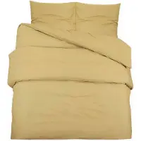 vidaXL Ensemble de literie Taupe 135x200 cm Microfibre légère