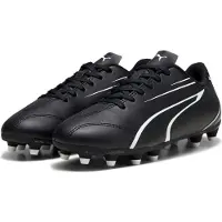 Puma Vitoria Chaussures de football pour enfants FG/AG noir/blanc taille 35.5
