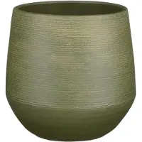 Usorteret Pot de fleurs Evora 1138170, céramique, Ø 24 cm, vert (24 x 23 cm)