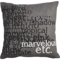 KAAT Amsterdam Coussin KAAT Amsterdam Letterpress Grey (45 x 45 cm)
