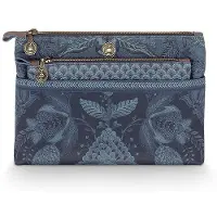 Pip studio Trousse de Toilette Pip Studio Kyoto Festival Cosmetic Bag Combi Indigo Blue
