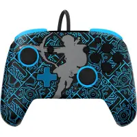 PDP Zelda Link Nintendo Switch Controller Bleu